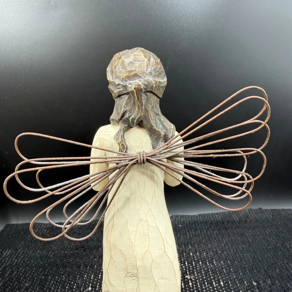 Willow Tree Angel of Warmth Figurine Susan Lordi Demdaco 2001 Candle‎ 5.5 inch